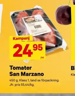 City Gross Tomater San Marzano erbjuda