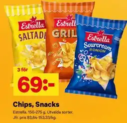City Gross Chips, Snacks erbjuda