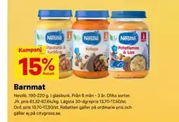 City Gross Barnmat erbjuda