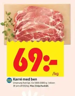 ICA Kvantum Karré med ben erbjuda