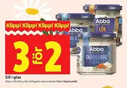 ICA Kvantum Abba Sill i glas erbjuda