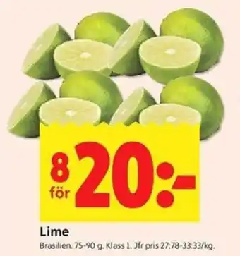 ICA Kvantum Lime erbjuda