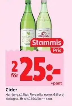 ICA Kvantum Herrljunga Cider erbjuda