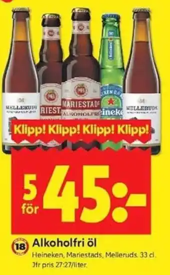ICA Kvantum Alkoholfri öl erbjuda