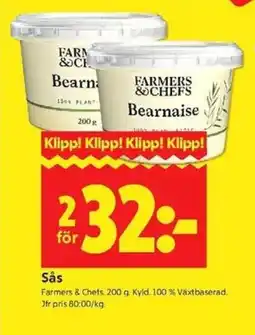 ICA Kvantum Farmers & Chefs Sås erbjuda