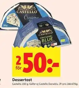 ICA Kvantum Castello Dessertost erbjuda