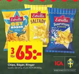 ICA Kvantum Chips, Bågar, Ringar erbjuda
