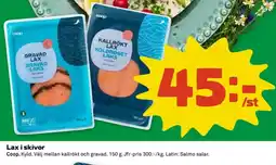 Coop Lax i skivor erbjuda