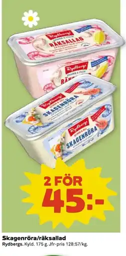 Coop Rydbergs Skagenröra/räksallad erbjuda