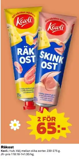 Coop Kavli Räkost erbjuda
