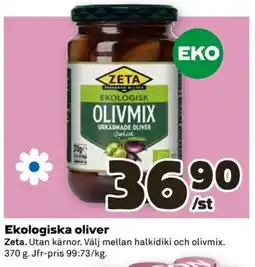 Coop Zeta Ekologiska oliver erbjuda