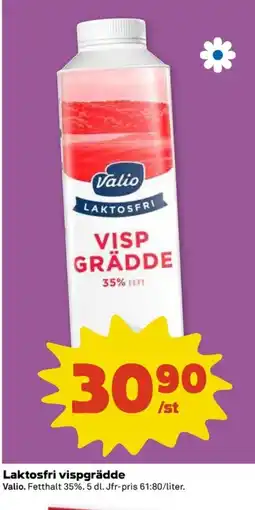 Coop Valio Laktosfri vispgrädde erbjuda