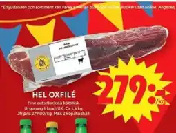 ICA Maxi Hel oxfilé erbjuda