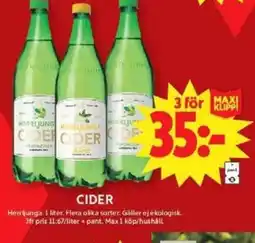 ICA Maxi Herrljunga Cider erbjuda