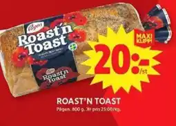 ICA Maxi Pågen Roast'n toast erbjuda