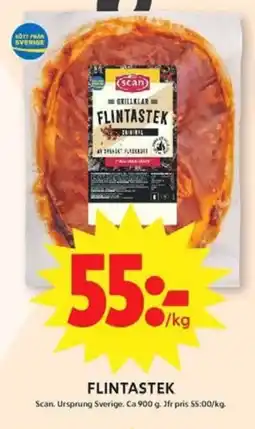 ICA Maxi Scan Flintastek erbjuda