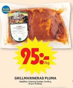 ICA Maxi Grillmarinerad pluma erbjuda