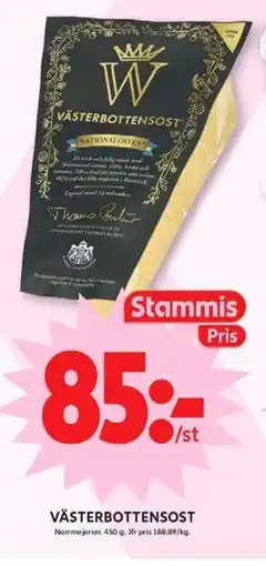 ICA Maxi Västerbottensost erbjuda