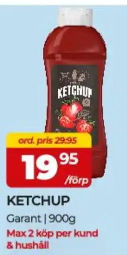 Matrix Butikerna Garant Ketchup erbjuda