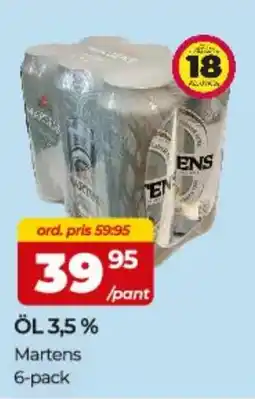 Matrix Butikerna Martens ÖL 3,5% erbjuda
