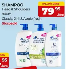 Matrix Butikerna Head & Shoulders Shampoo erbjuda