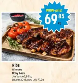 Eurocash Ribs Allmans erbjuda