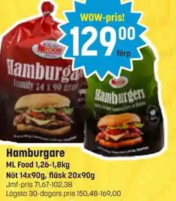 Eurocash Hamburgare erbjuda