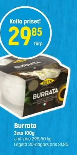 Eurocash ZETA Burrata erbjuda