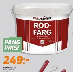 Bolist RÖDFÄRG erbjuda