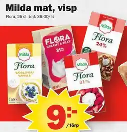 Pekås Milda mat, visp erbjuda