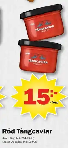 Pekås Röd Tångcaviar erbjuda