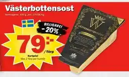 Pekås Västerbottensost, Medlemspris erbjuda