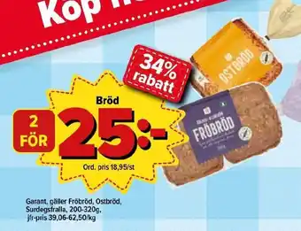 Garant Bröd 200-320g