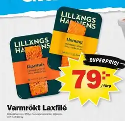 Pekås Varmrökt Laxfilé erbjuda
