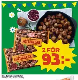 Coop Daglivs Små delikatessköttbullar erbjuda
