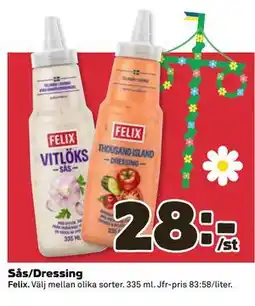 Coop Daglivs Sås/Dressing erbjuda