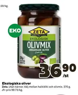 Coop Daglivs Ekologiska oliver erbjuda