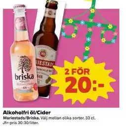 Coop Daglivs Alkoholfri öl/Cider erbjuda
