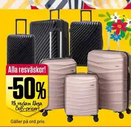 ÖoB Alla resväskor! erbjuda