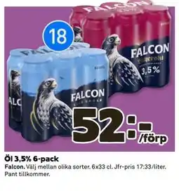 Coop Daglivs Öl 3,5% 6-pack erbjuda