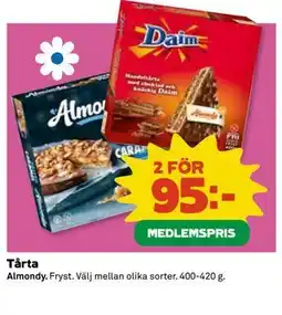 Coop Daglivs Tårta, Medlemspris erbjuda