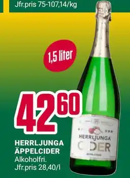 ÖoB HERRLJUNGA ÄPPELCIDER erbjuda
