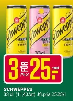 ÖoB SCHWEPPES erbjuda
