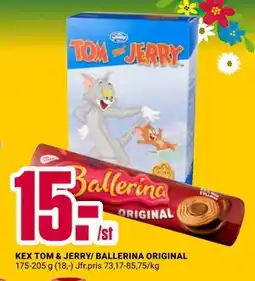 ÖoB KEX TOM & JERRY/ BALLERINA ORIGINAL erbjuda
