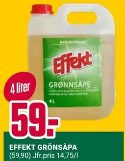 ÖoB EFFEKT GRÖNSÅPA erbjuda