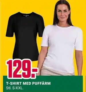 ÖoB T-SHIRT MED PUFFÄRM erbjuda