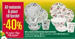 ÖoB All melamin & plast till bordet erbjuda