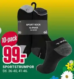 ÖoB SPORTSTRUMPOR erbjuda