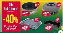 ÖoB Alla bakformar! erbjuda