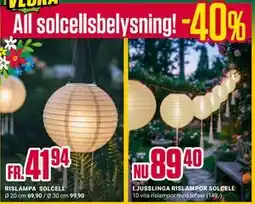 ÖoB All solcellsbelysning erbjuda